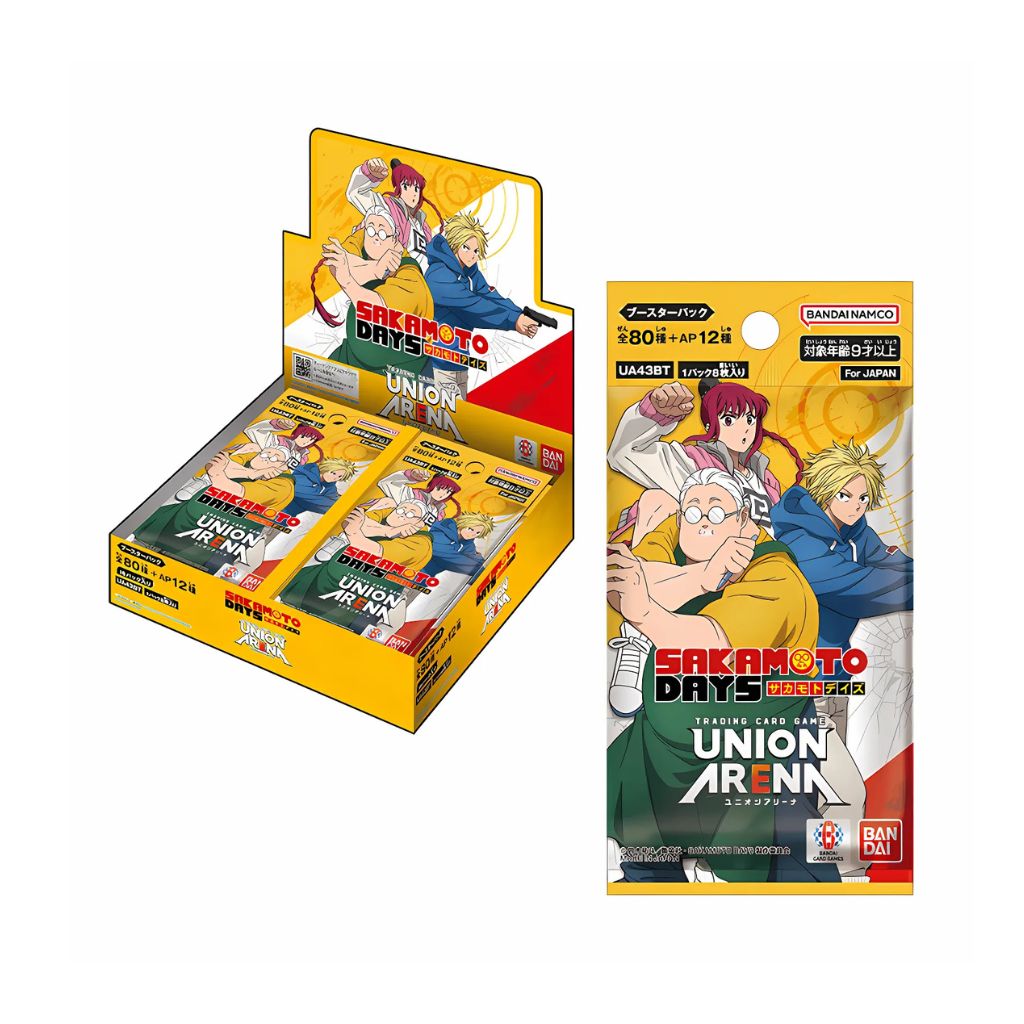 Union Arena UA43 Sakamoto Days Booster Box (16 Packungen)