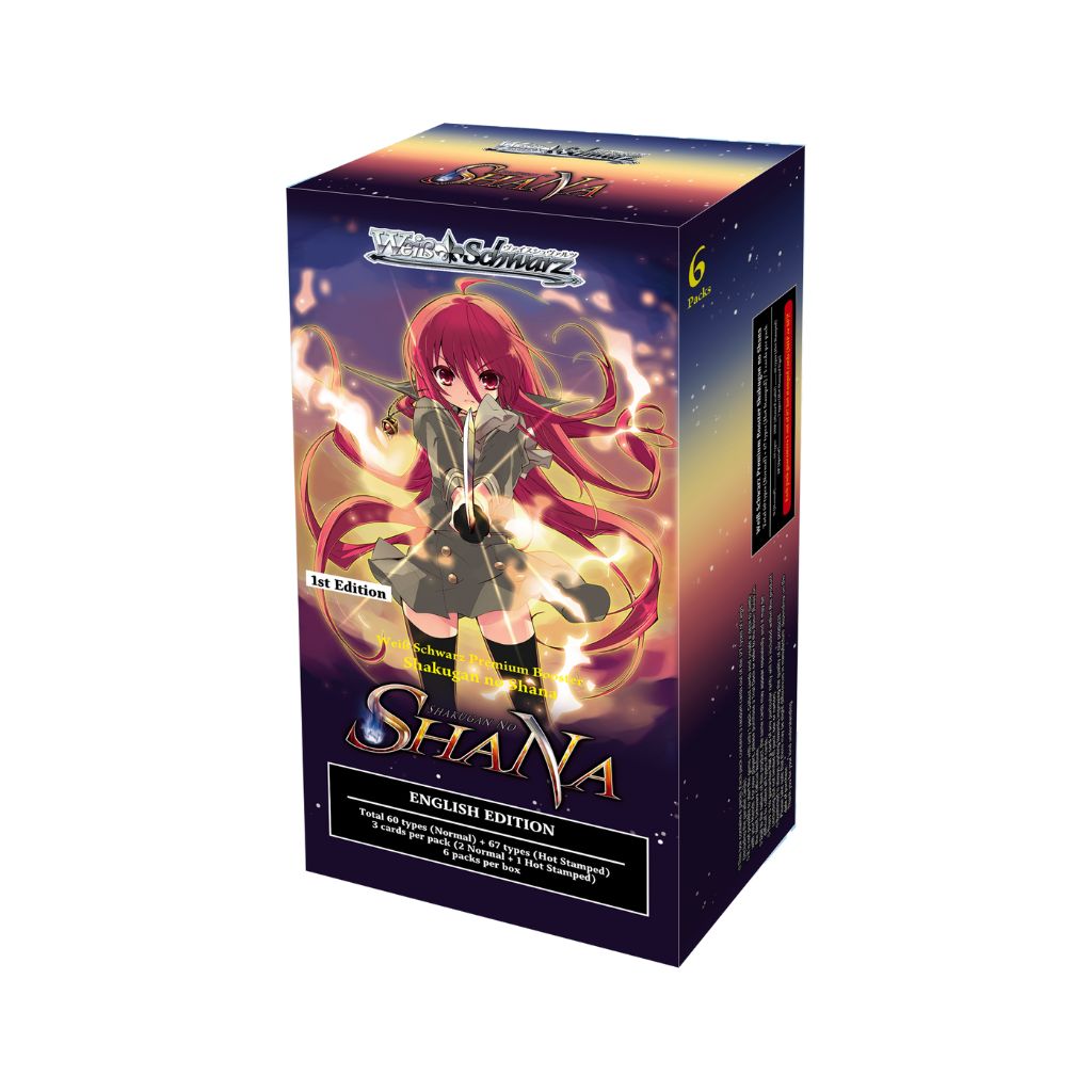 Weiss Schwarz English Premium Booster Shakugan no Shana Booster Box (6 packs)