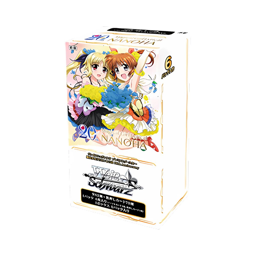 Coffret de boosters premium Weiss Schwarz Magical Girl Lyrical Nanoha 20e anniversaire (6 packs)