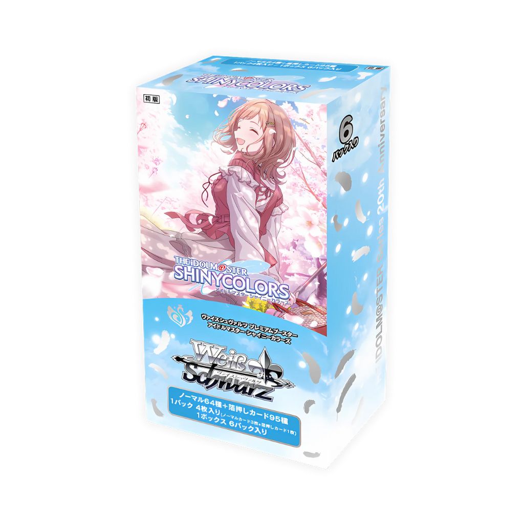 Coffret de 6 boosters Idolmaster Shinycolors Premium de Weiss Schwarz