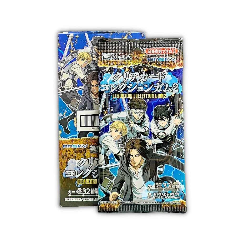 Attack on Titan Clear Card 2 Booster Pack - Rapp Collect