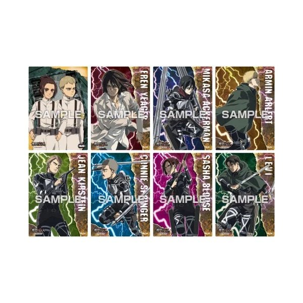 Attack on Titan Clear Card 2 Booster Pack - Rapp Collect