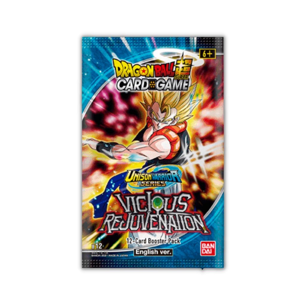 Dragon Ball Super B12 Vicious Rejuvenation Booster Pack - Rapp Collect