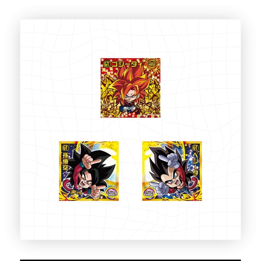 Dragon Ball Super Warrior Wafer Sticker Vol 2 - Rapp Collect