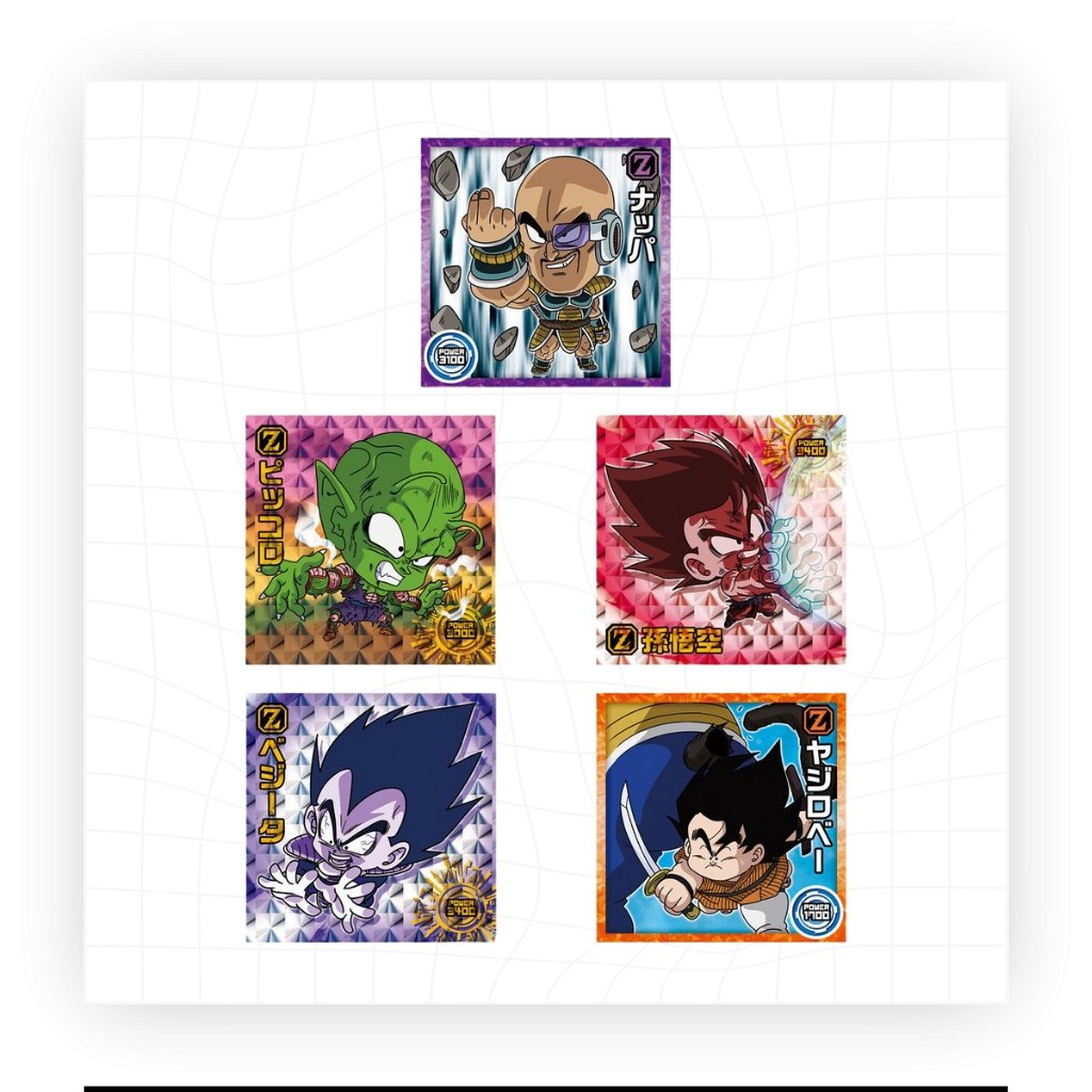 Dragon Ball Super Warrior Wafer Sticker Vol 2 - Rapp Collect