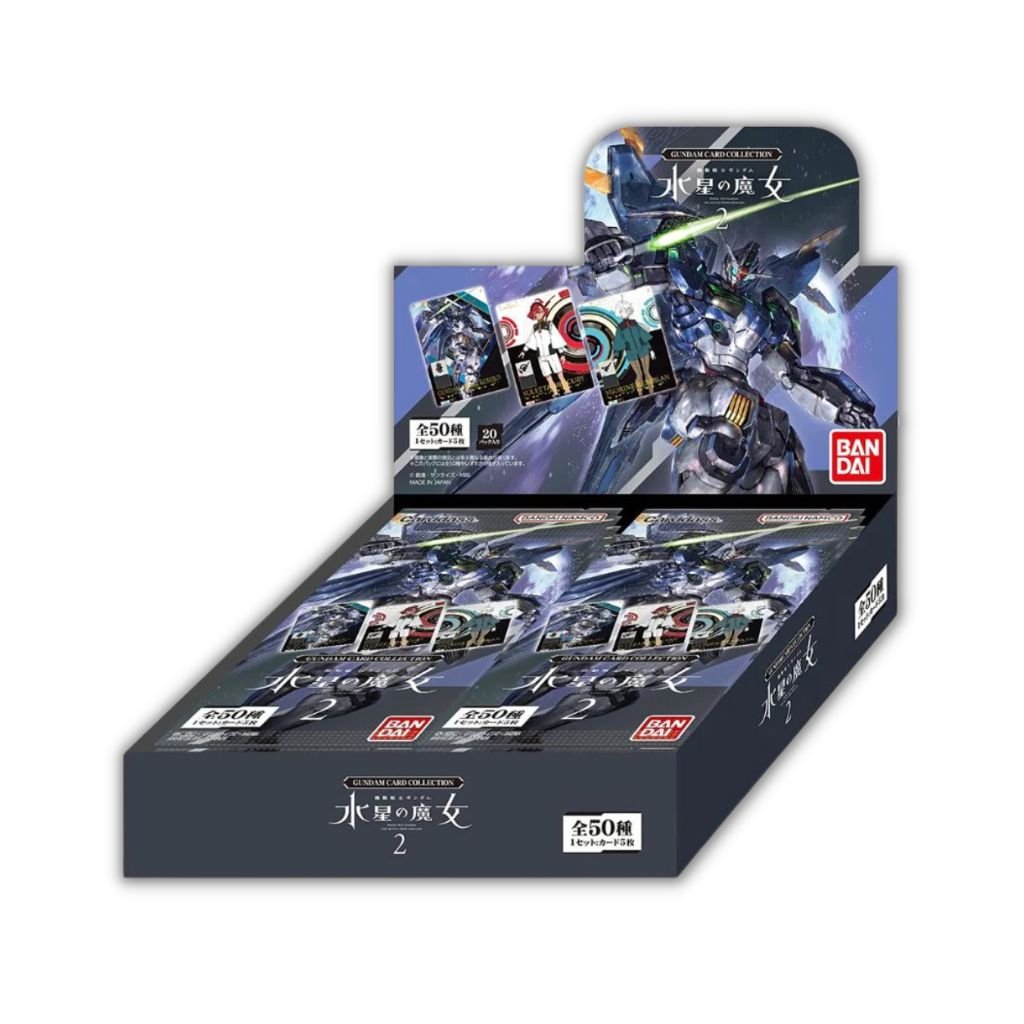 Gundam Card Collection Mobile Suit Gundam: The Witch from Mercury 2 Booster Box - Rapp Collect
