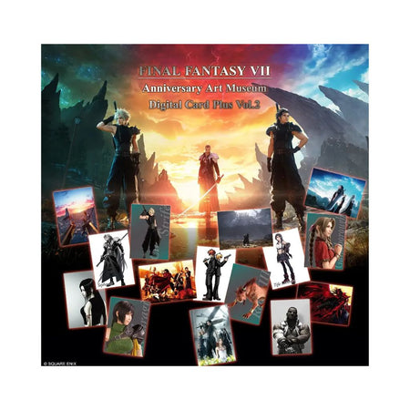 Japanese Final Fantasy VII Anniversary Art Museum Digital Card Plus Booster Box Vol 2 - Rapp Collect