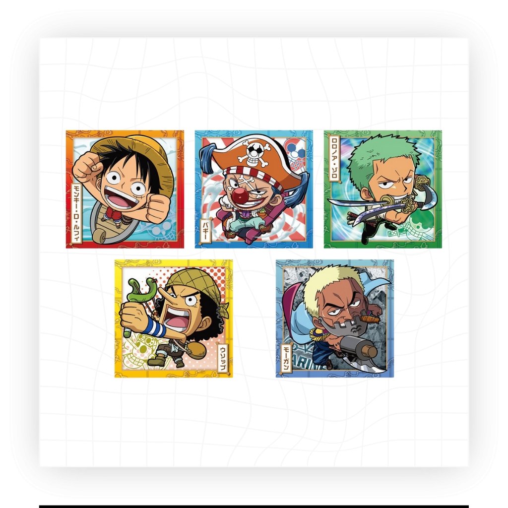 Niformation One Piece Piraten-Waffelaufkleber 