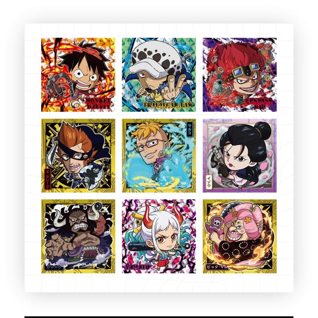 Niformation One Piece Piraten-Waffelaufkleber 