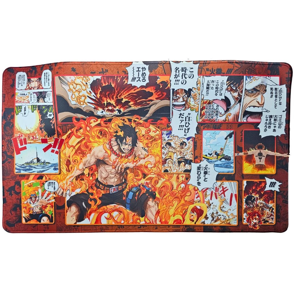 One Piece Card Game "Portgas D Ace" Playmat - Rapp Collect