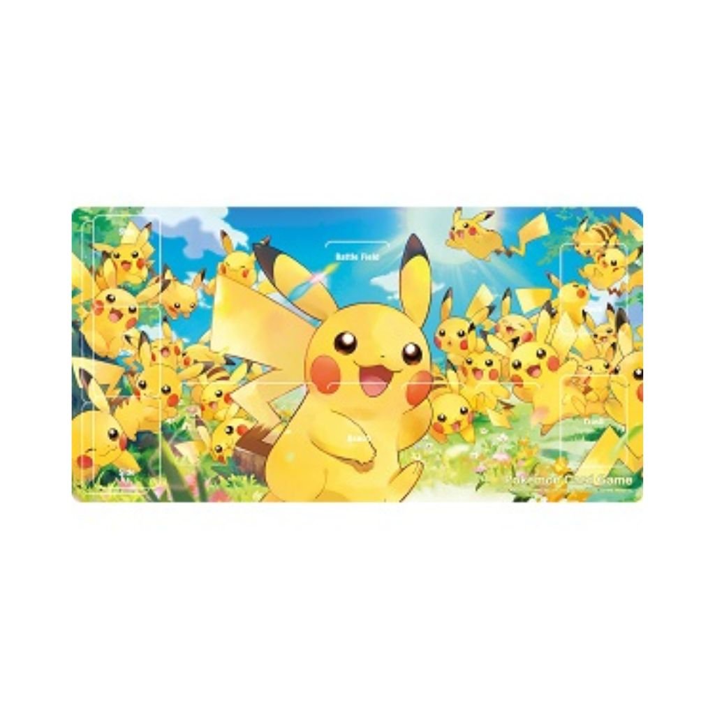 Pokemon Card Game Rubber Mat Pikachu Large Gathering - Rapp Collect