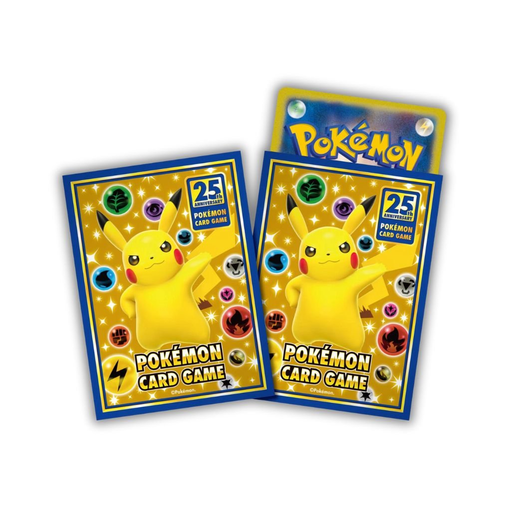 Pokemon Card Sleeves 25th Anniversary Pikachu - Rapp Collect