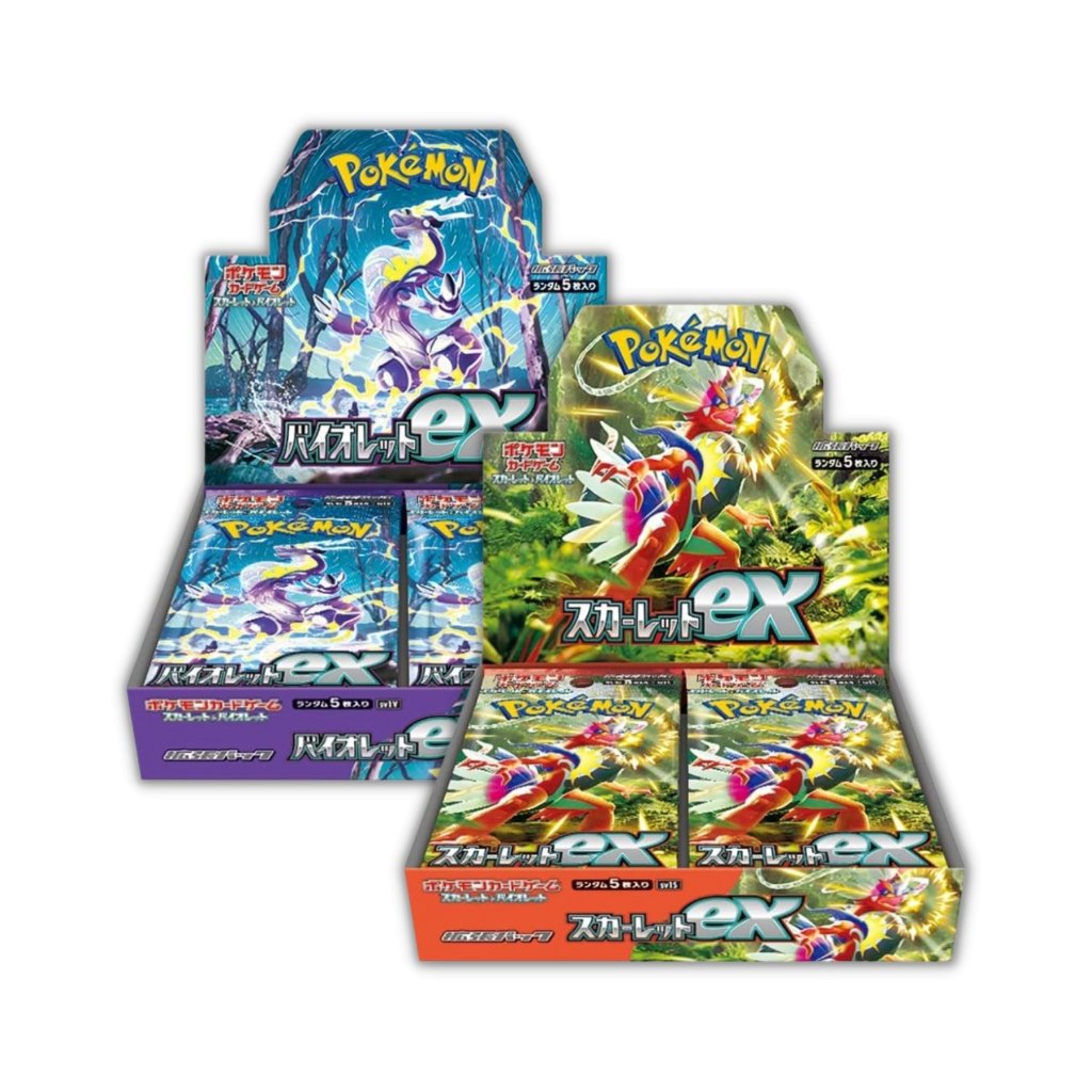 Pokemon Packs Pokemon Scarlet & Violet Booster Box - Japanese SV1S & SV1V Sets, Factory Sealed, 2023 Pokemon Cards Pack Pokemon Packs Pokemon Scarlet & Violet Booster Box - Japanese SV1S & SV1V Sets, Factory Sealed, 2023 Pokemon Cards Pack