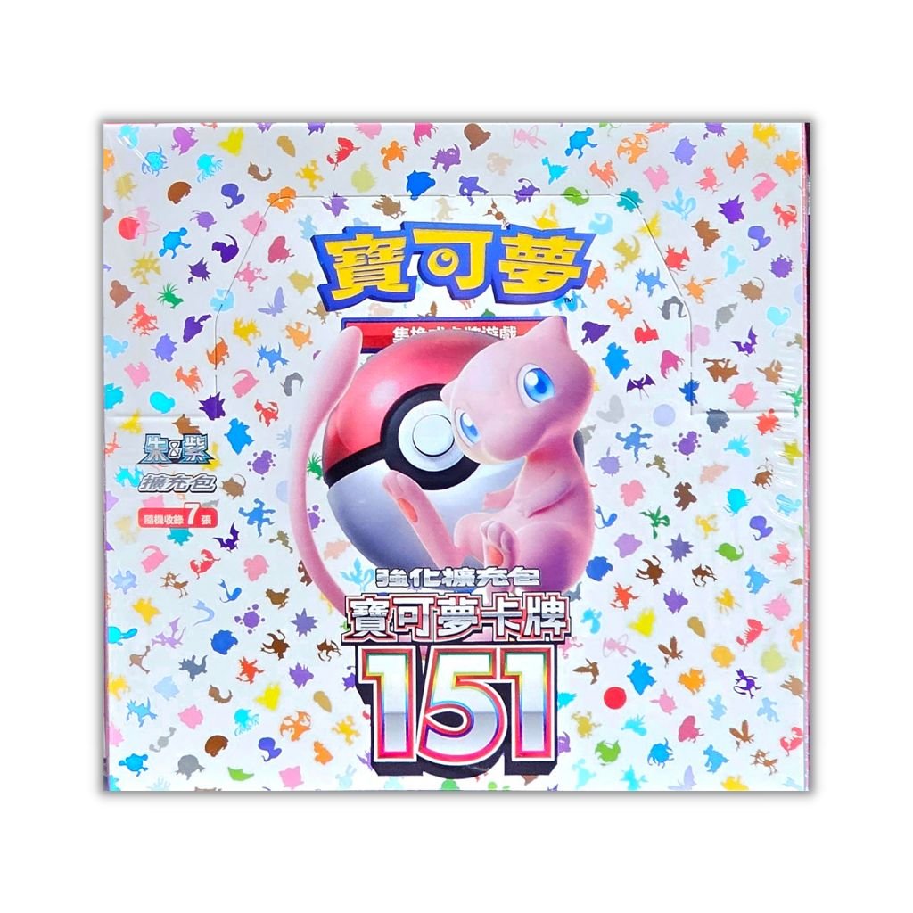 Pokemon SV2a-F Pokemon 151 Booster Box (Traditional Chinese) - Rapp Collect