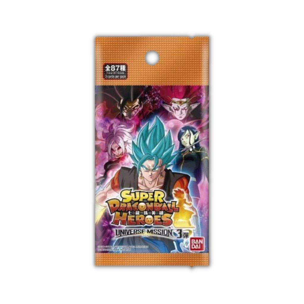 Super Dragon Ball Heroes Universe Mission 3 Booster Pack - Rapp Collect