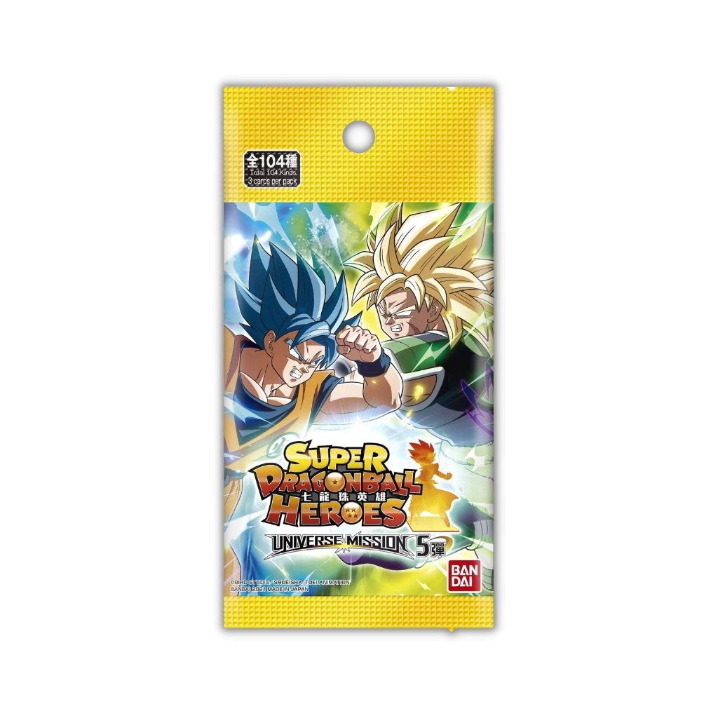 Super Dragon Ball Heroes Universe Mission 5 Booster Pack - Rapp Collect