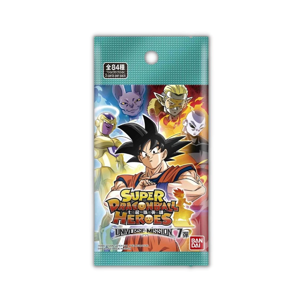 Super Dragon Ball Heroes Universe Mission 7 Booster Pack - Rapp Collect