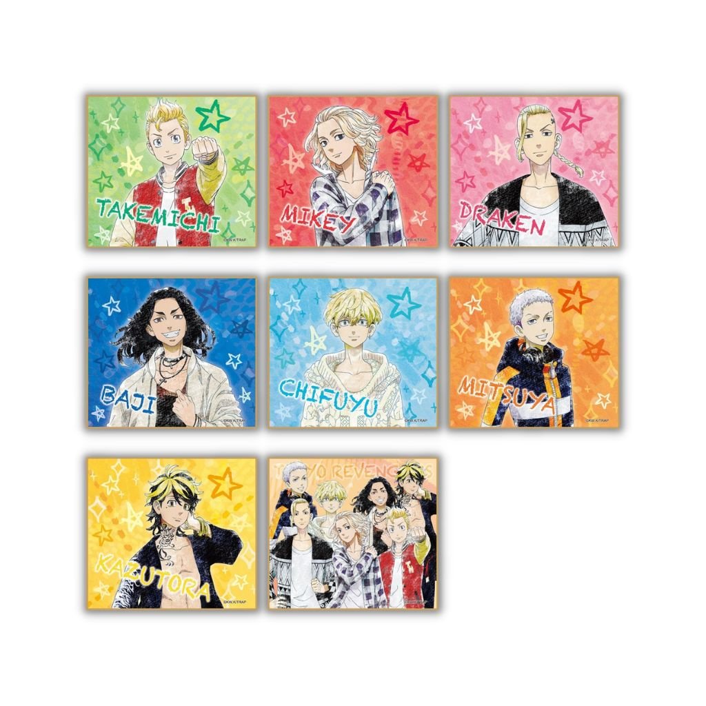 Tokyo Revengers Pastel Crayon Mini Shikishi Art - Rapp Collect