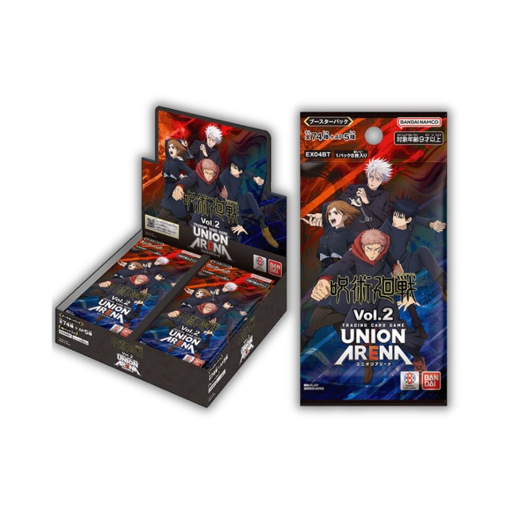 union arena jujutsu kaisen booster box Union Arena EX04 Jujutsu Kaisen Vol 2 Booster Box (16 packs)